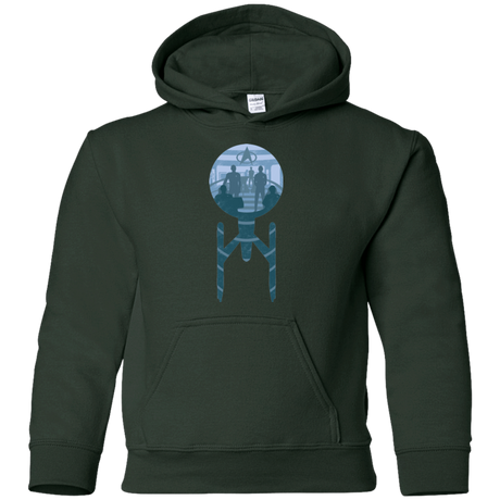 Sweatshirts Forest Green / YS Enterprise Crew Youth Hoodie
