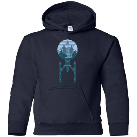 Sweatshirts Navy / YS Enterprise Crew Youth Hoodie