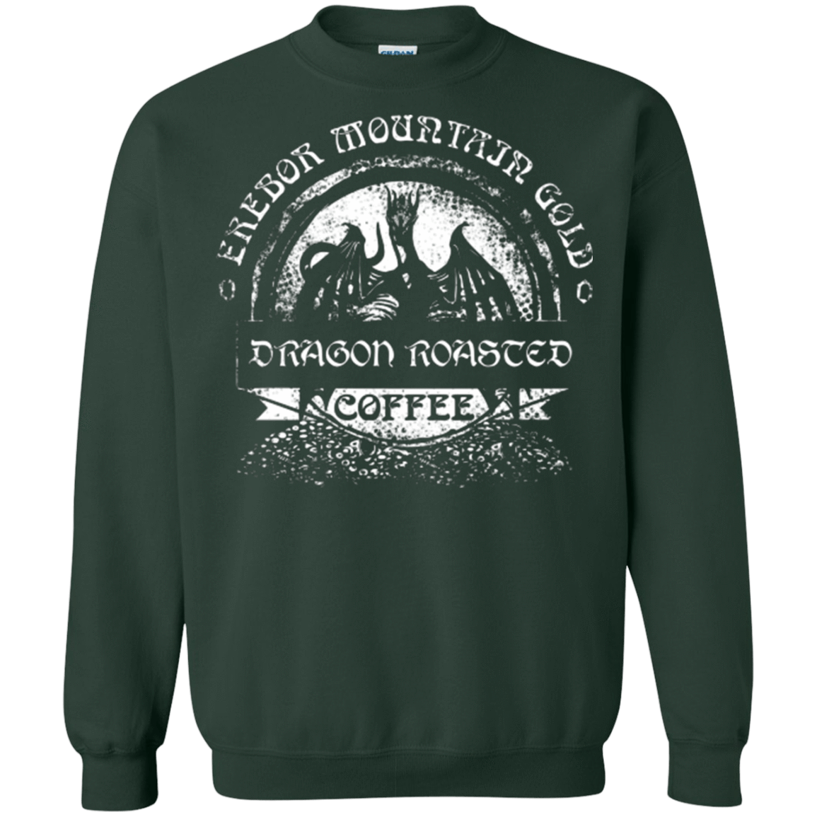 Sweatshirts Forest Green / Small Erebor Coffee Crewneck Sweatshirt