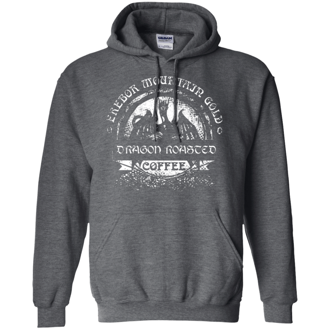 Sweatshirts Dark Heather / Small Erebor Coffee Pullover Hoodie