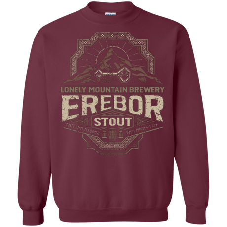 Sweatshirts Maroon / Small Erebor Stout Crewneck Sweatshirt