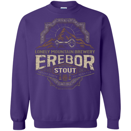 Sweatshirts Purple / Small Erebor Stout Crewneck Sweatshirt