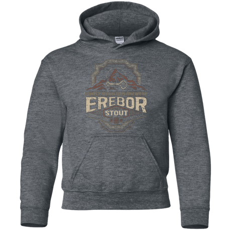 Sweatshirts Dark Heather / YS Erebor Stout Youth Hoodie