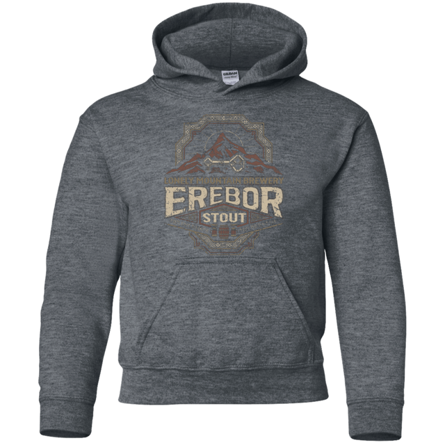 Sweatshirts Dark Heather / YS Erebor Stout Youth Hoodie