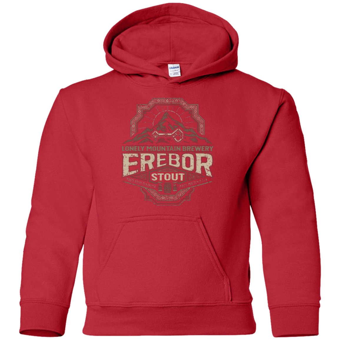 Sweatshirts Red / YS Erebor Stout Youth Hoodie
