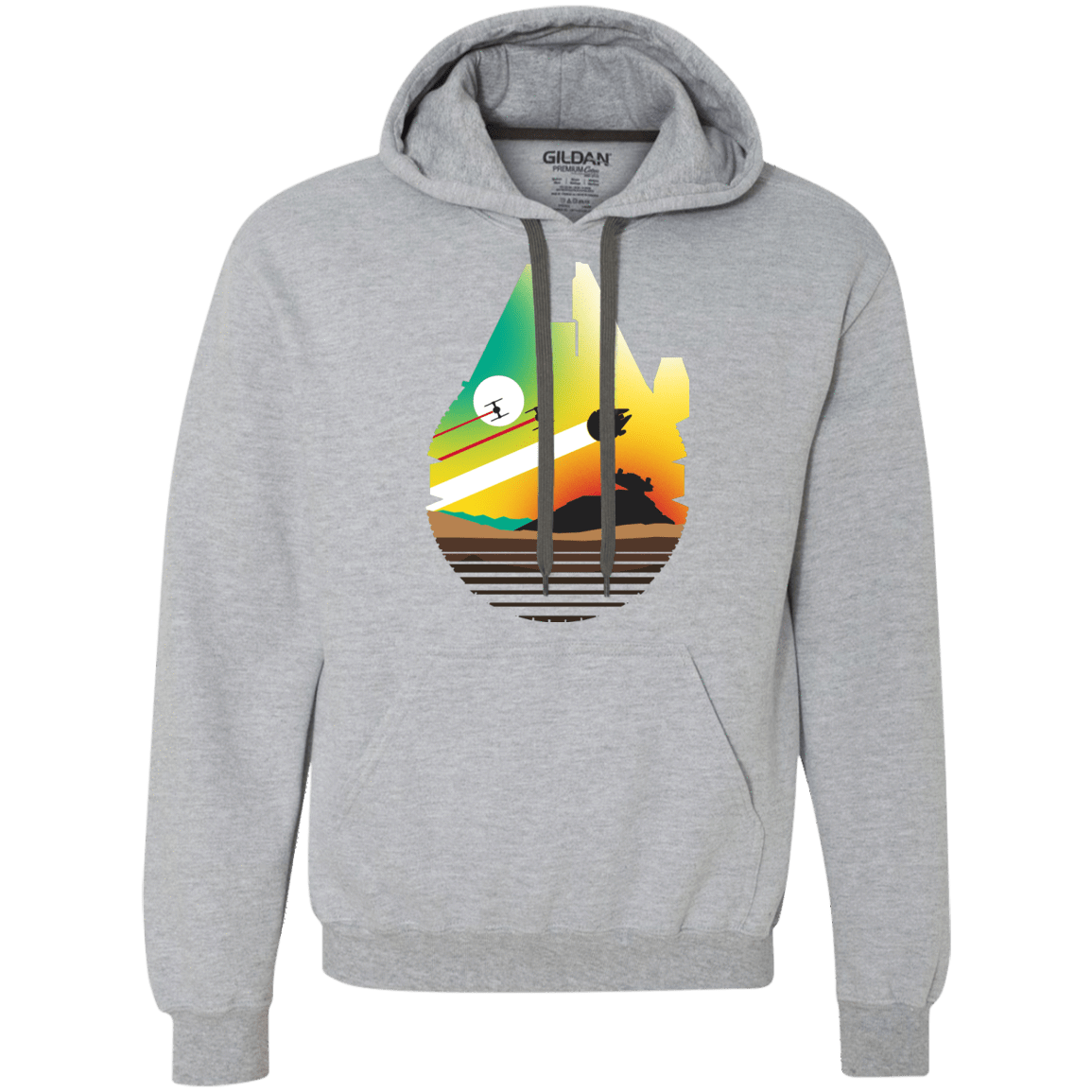 Sweatshirts Sport Grey / S Escape from Desert Planet Premium Fleece Hoodie