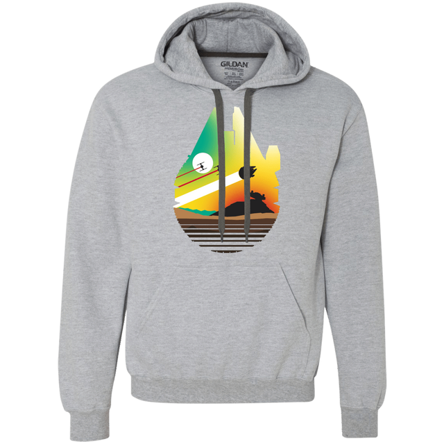 Sweatshirts Sport Grey / S Escape from Desert Planet Premium Fleece Hoodie