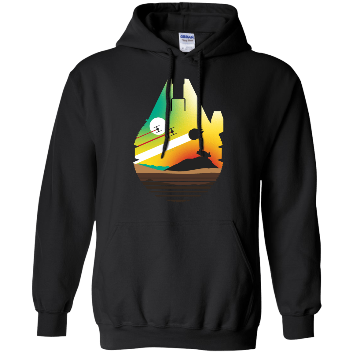 Sweatshirts Black / S Escape from Desert Planet Pullover Hoodie