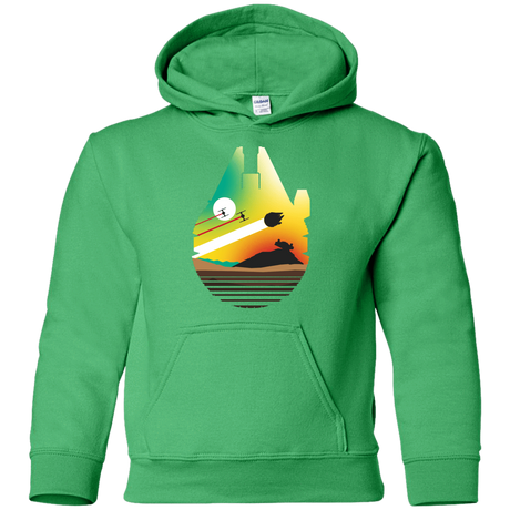 Sweatshirts Irish Green / YS Escape from Desert Planet Youth Hoodie