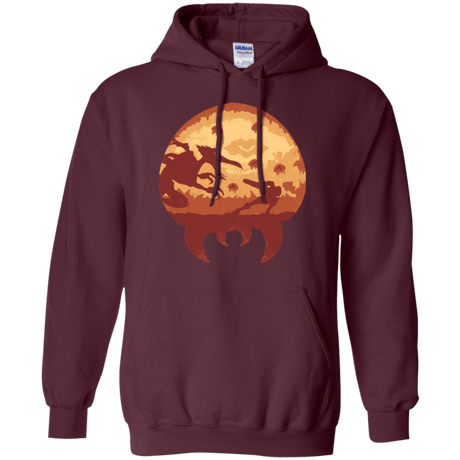 Sweatshirts Maroon / Small Escape from Zebes Pullover Hoodie
