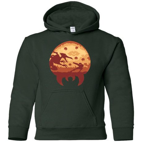 Sweatshirts Forest Green / YS Escape from Zebes Youth Hoodie