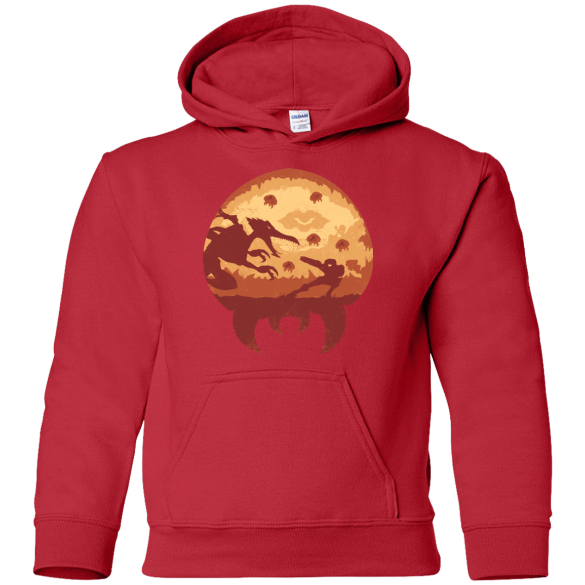 Sweatshirts Red / YS Escape from Zebes Youth Hoodie