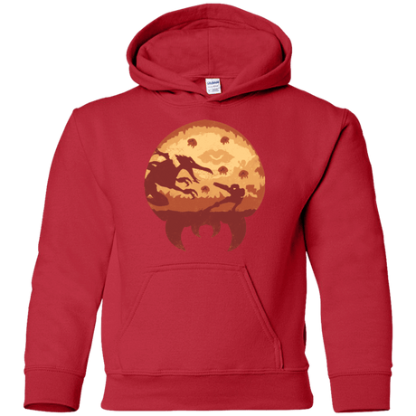 Sweatshirts Red / YS Escape from Zebes Youth Hoodie