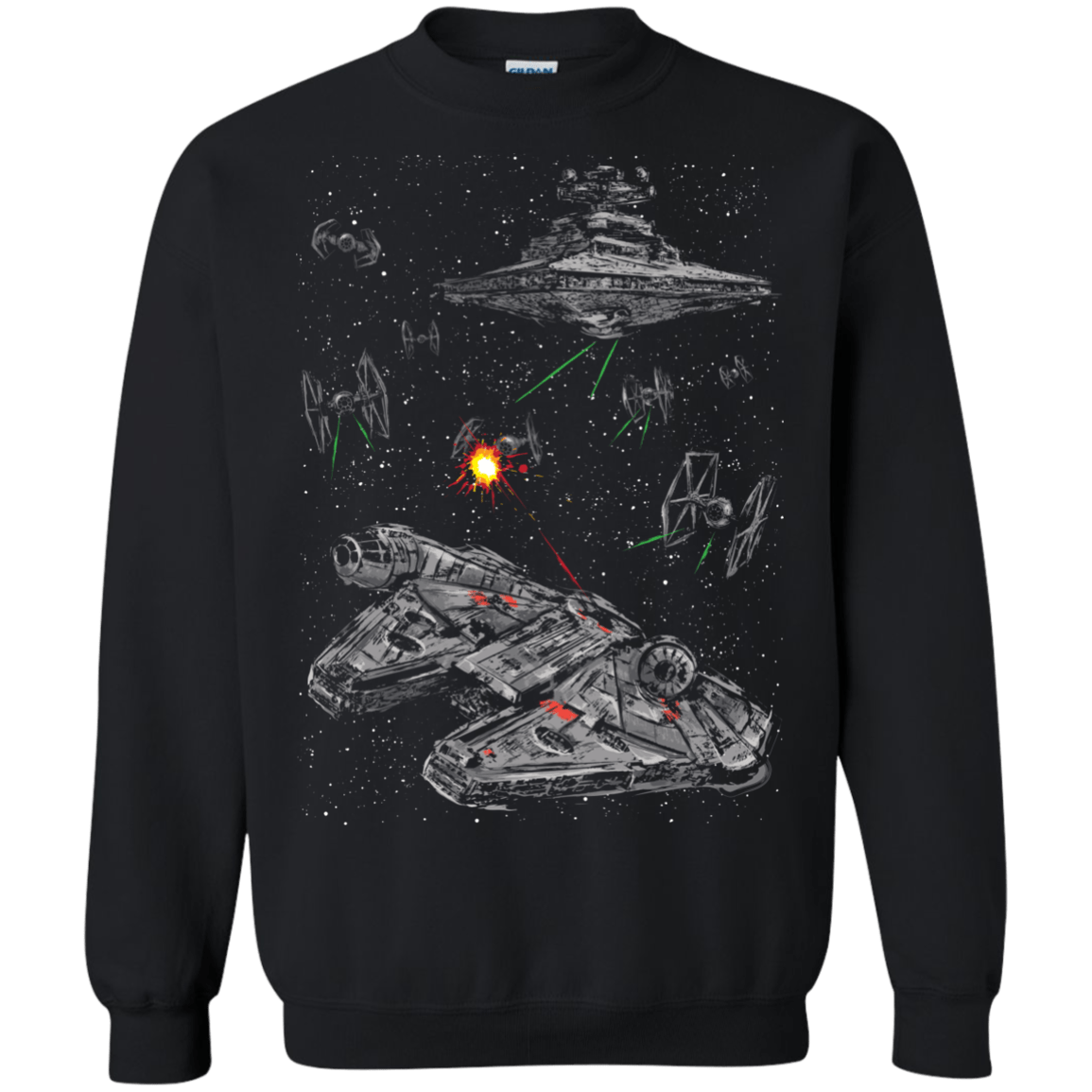 Sweatshirts Black / S Escape the Imperial Navy Crewneck Sweatshirt