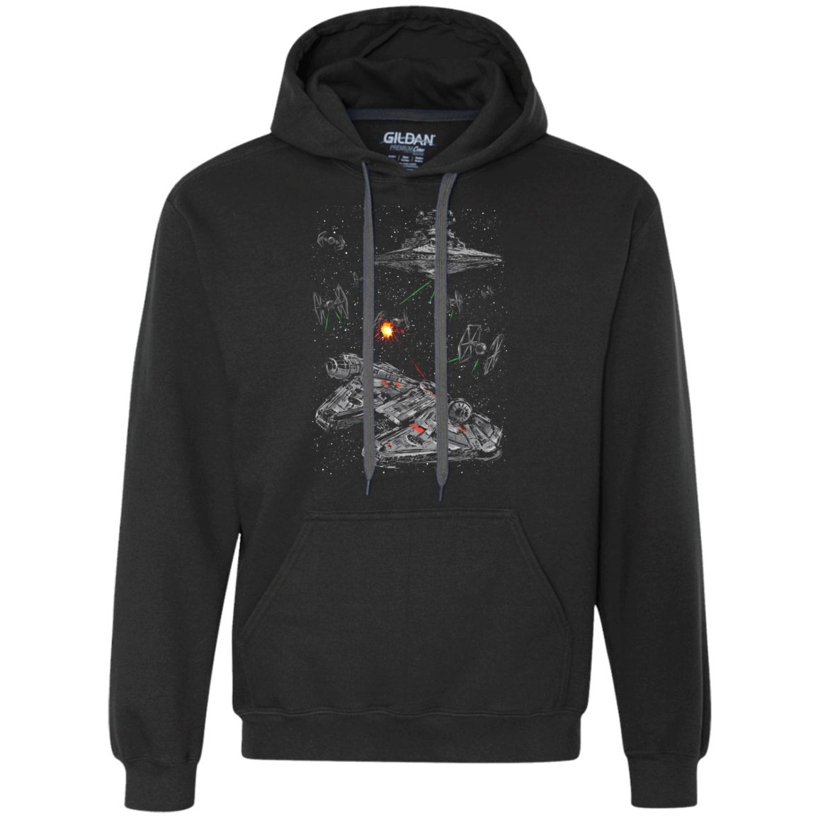 Sweatshirts Black / S Escape the Imperial Navy Premium Fleece Hoodie