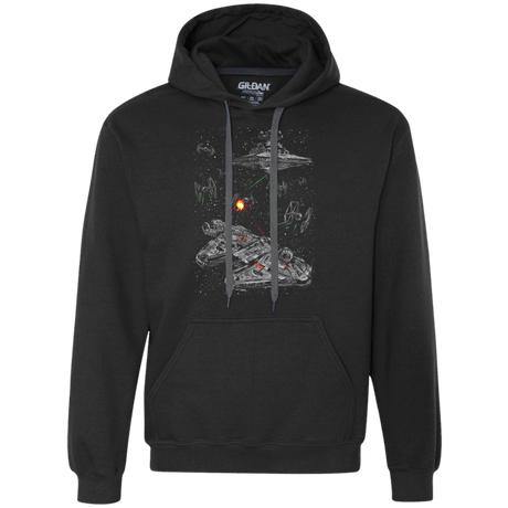 Sweatshirts Black / S Escape the Imperial Navy Premium Fleece Hoodie