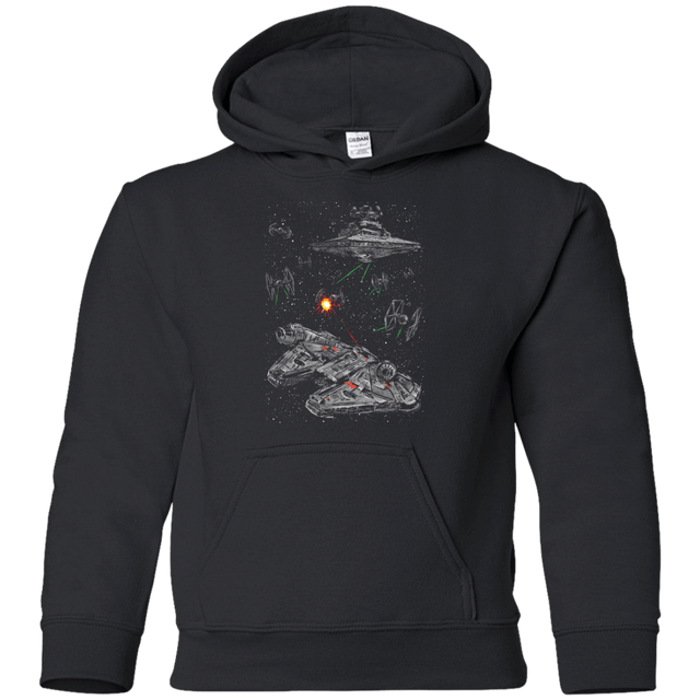 Sweatshirts Black / YS Escape the Imperial Navy Youth Hoodie