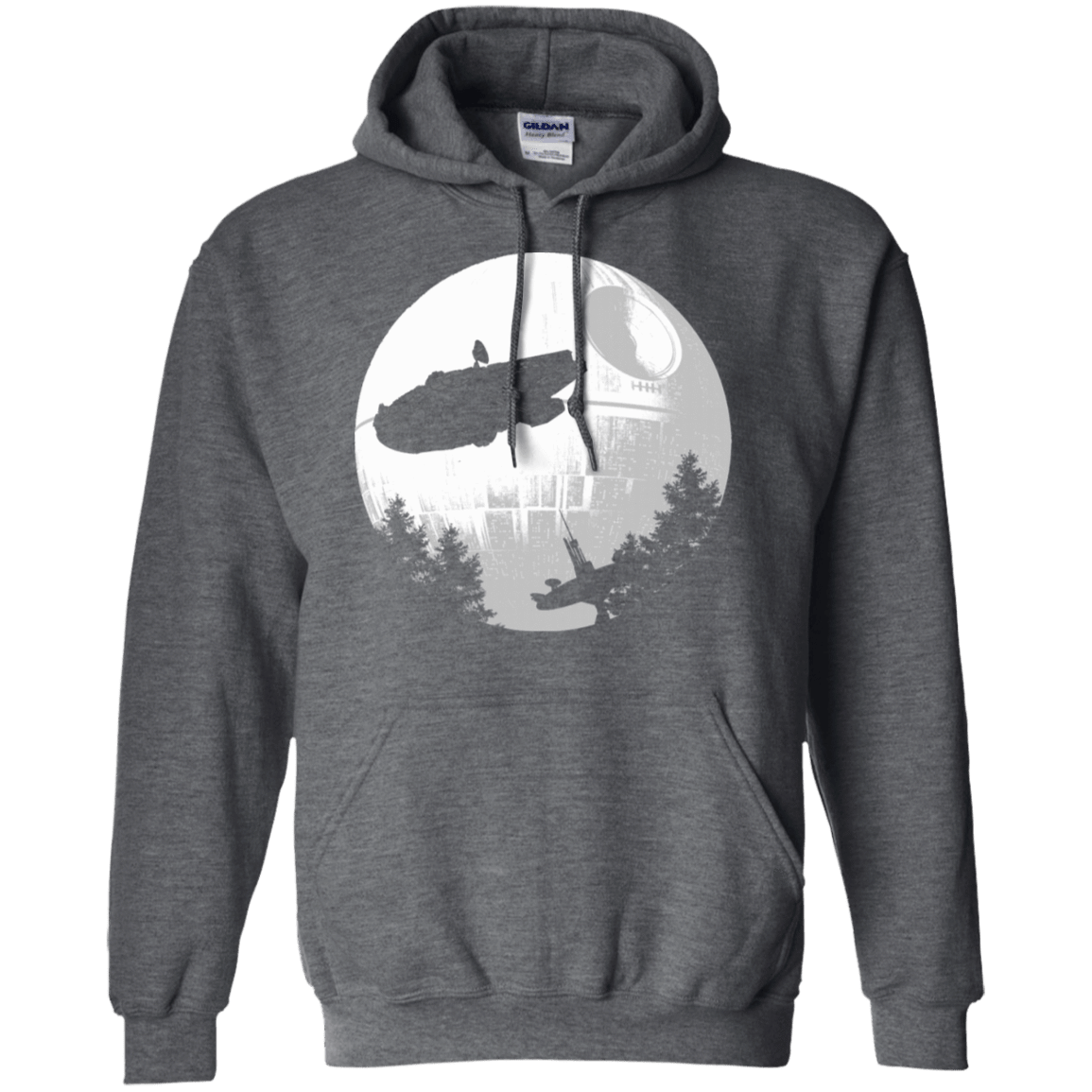 Sweatshirts Dark Heather / S ET Parody Pullover Hoodie