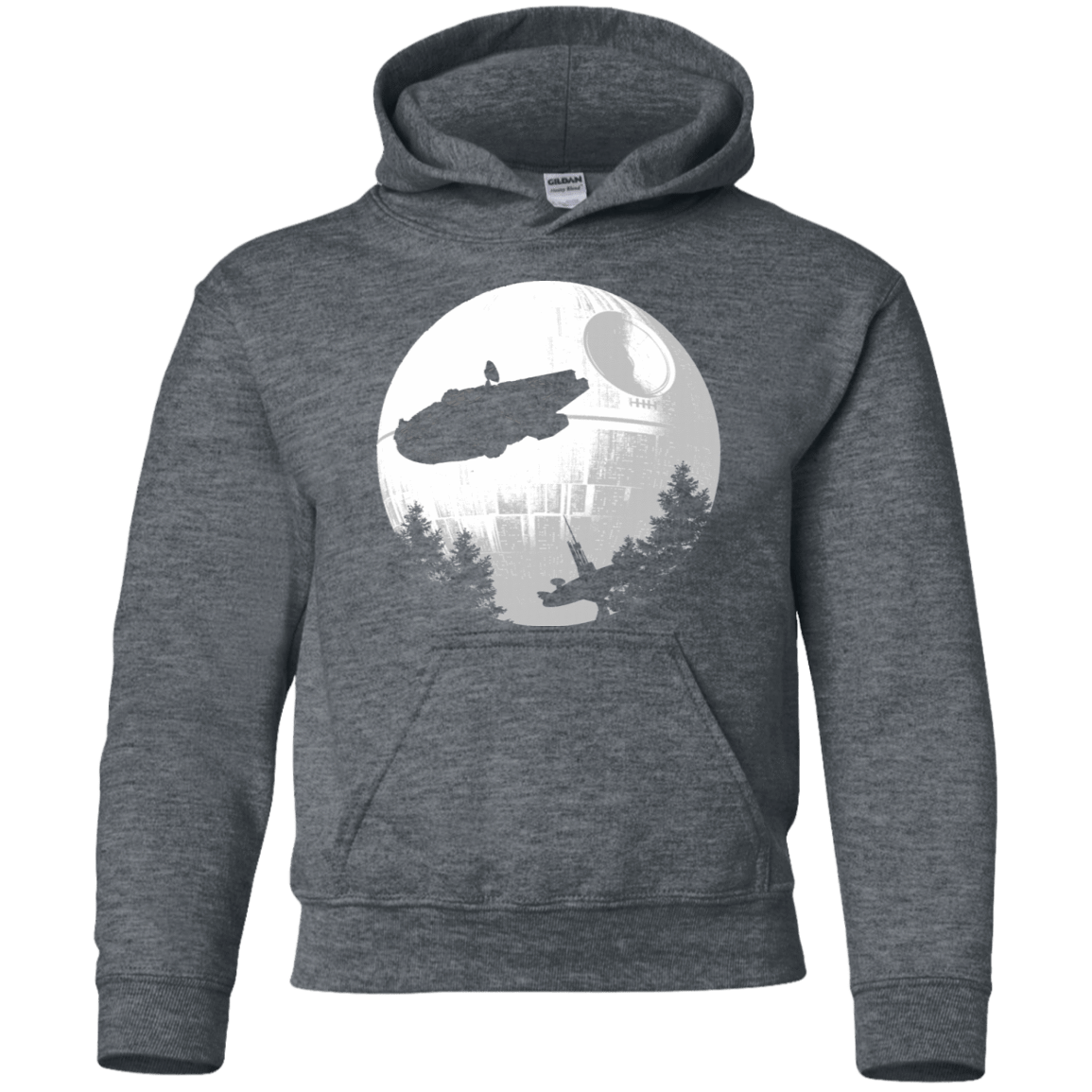 Sweatshirts Dark Heather / YS ET Parody Youth Hoodie