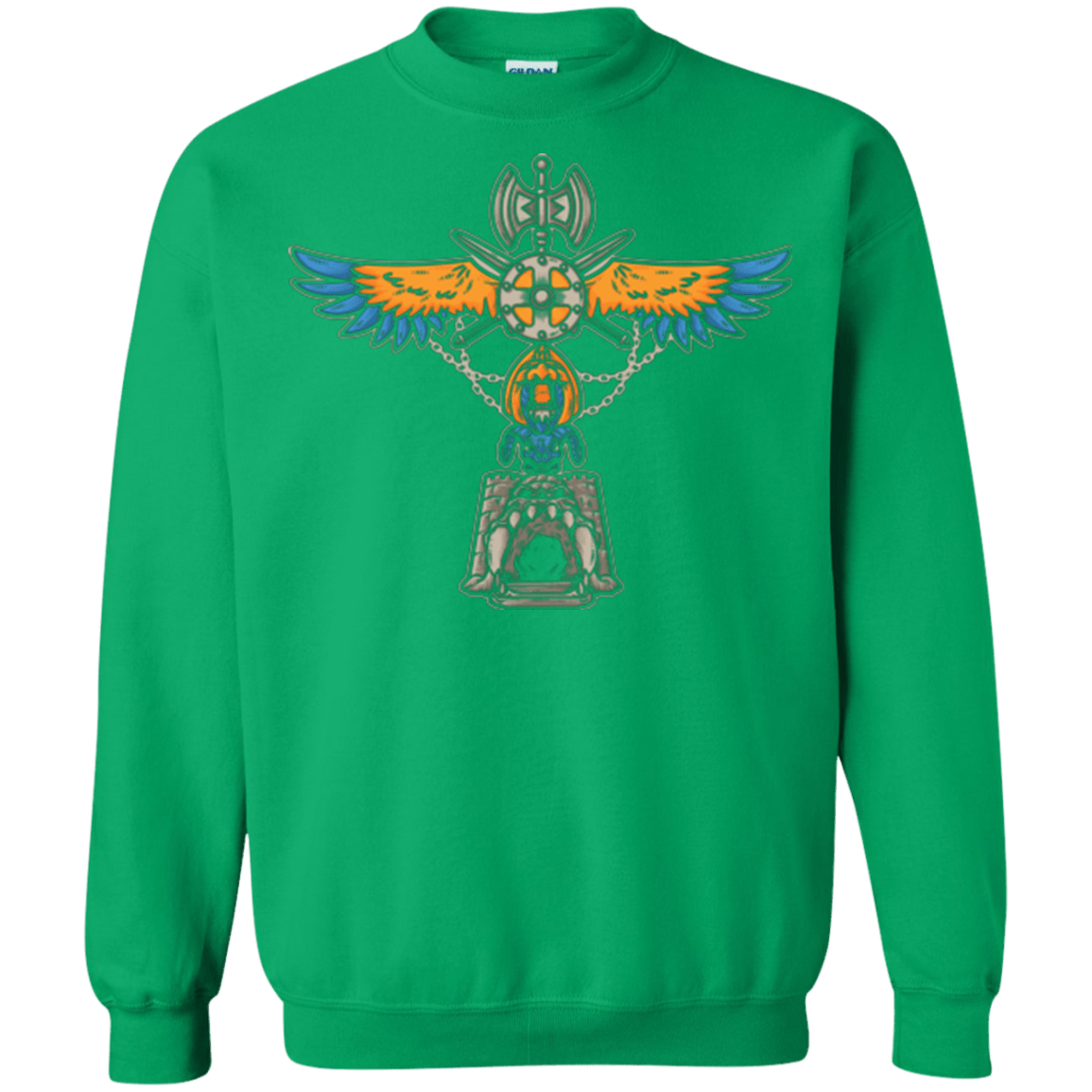 Sweatshirts Irish Green / Small ETERNIA TOTEM Crewneck Sweatshirt