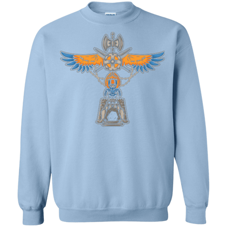 Sweatshirts Light Blue / Small ETERNIA TOTEM Crewneck Sweatshirt