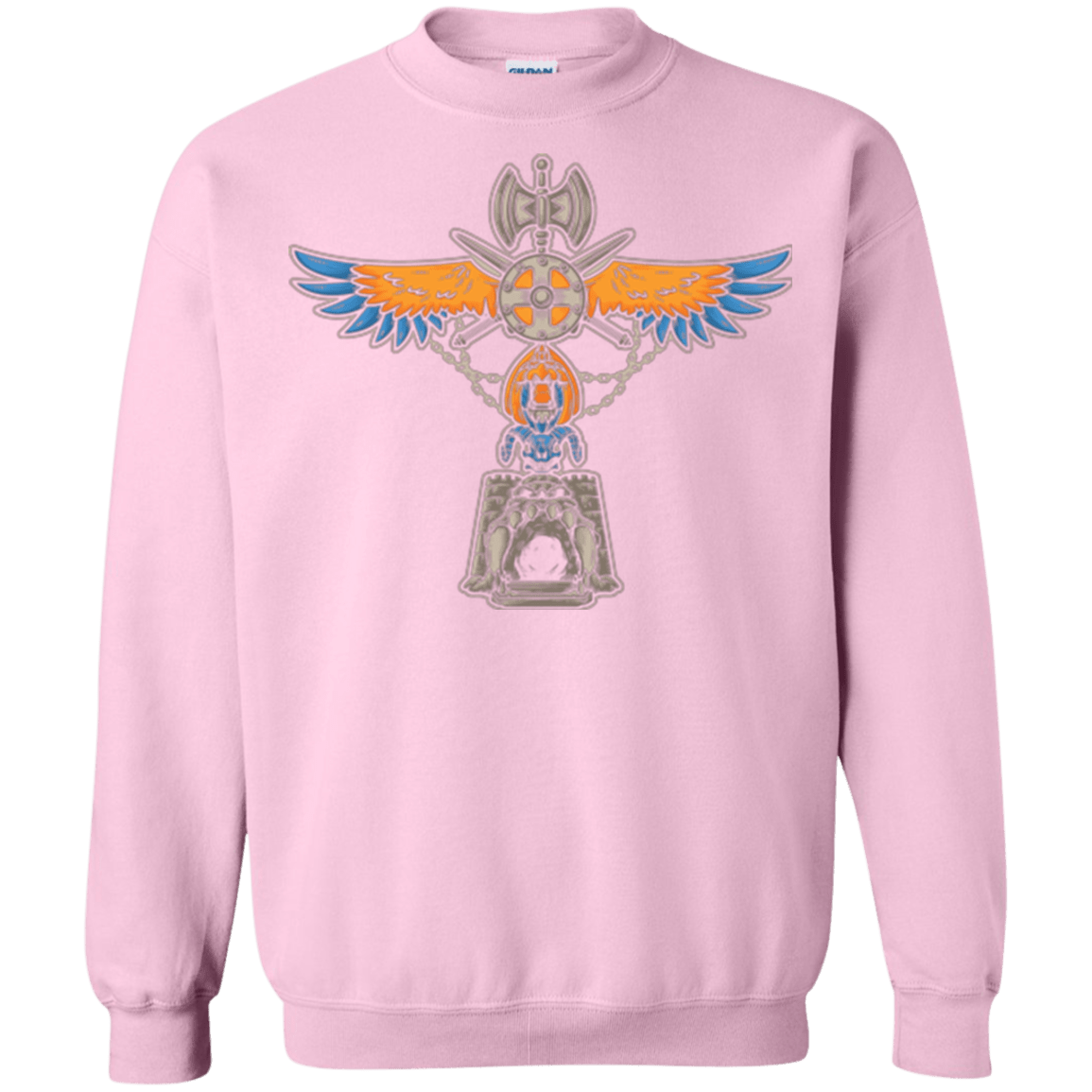 Sweatshirts Light Pink / Small ETERNIA TOTEM Crewneck Sweatshirt