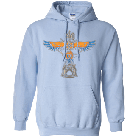 Sweatshirts Light Blue / Small ETERNIA TOTEM Pullover Hoodie