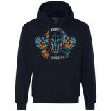 Sweatshirts Navy / Small ETERNIAS CREST Premium Fleece Hoodie