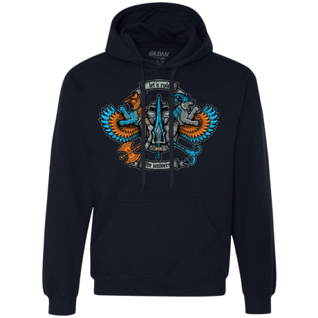 Sweatshirts Navy / Small ETERNIAS CREST Premium Fleece Hoodie