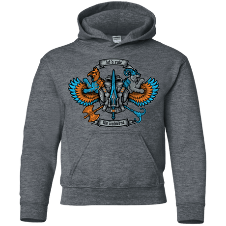 Sweatshirts Dark Heather / YS ETERNIAS CREST Youth Hoodie