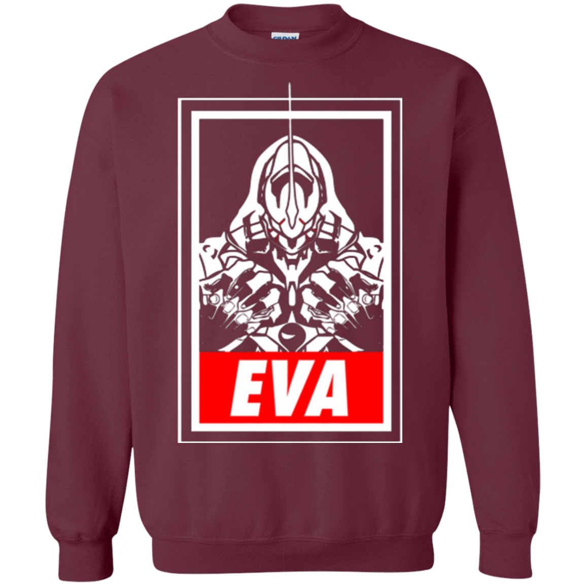 Sweatshirts Maroon / Small EVA Crewneck Sweatshirt