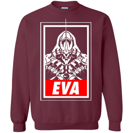 Sweatshirts Maroon / Small EVA Crewneck Sweatshirt
