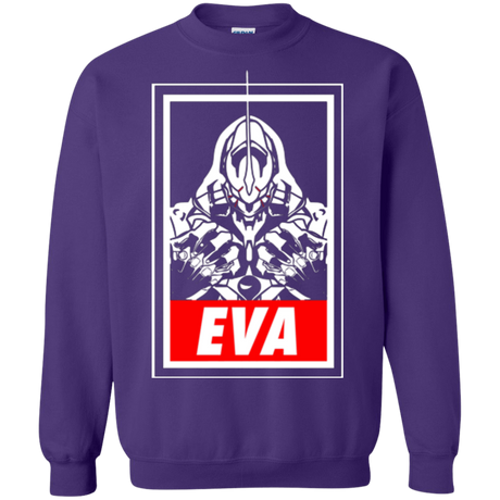 Sweatshirts Purple / Small EVA Crewneck Sweatshirt