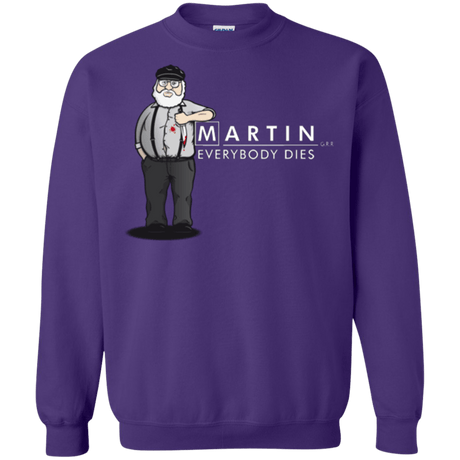 Sweatshirts Purple / Small Everybody Dies Crewneck Sweatshirt