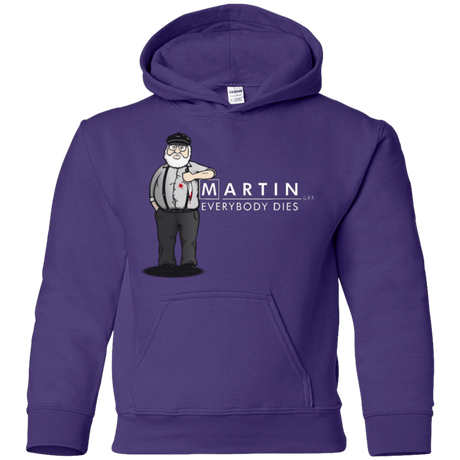Sweatshirts Purple / YS Everybody Dies Youth Hoodie