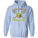 Sweatshirts Light Blue / Small Everyday Shoveling Pullover Hoodie