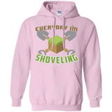 Sweatshirts Light Pink / Small Everyday Shoveling Pullover Hoodie