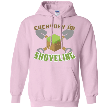 Sweatshirts Light Pink / Small Everyday Shoveling Pullover Hoodie