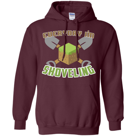 Sweatshirts Maroon / Small Everyday Shoveling Pullover Hoodie