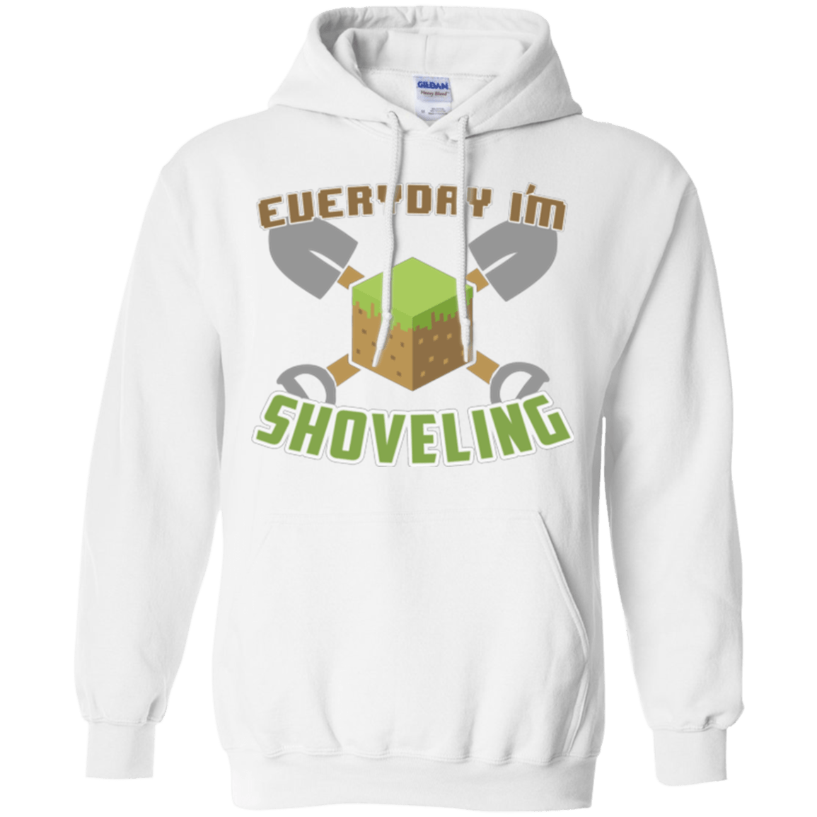 Sweatshirts White / Small Everyday Shoveling Pullover Hoodie