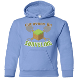 Sweatshirts Carolina Blue / YS Everyday Shoveling Youth Hoodie