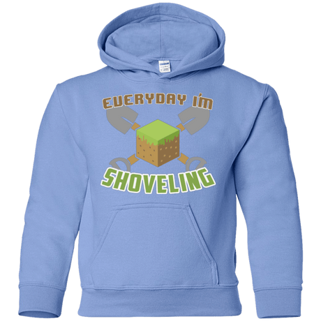Sweatshirts Carolina Blue / YS Everyday Shoveling Youth Hoodie