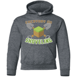 Sweatshirts Dark Heather / YS Everyday Shoveling Youth Hoodie