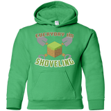 Sweatshirts Irish Green / YS Everyday Shoveling Youth Hoodie