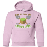 Sweatshirts Light Pink / YS Everyday Shoveling Youth Hoodie