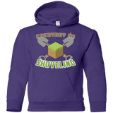 Sweatshirts Purple / YS Everyday Shoveling Youth Hoodie