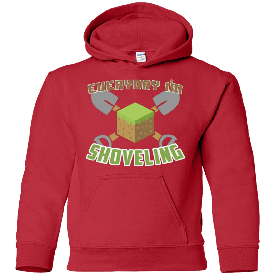Sweatshirts Red / YS Everyday Shoveling Youth Hoodie