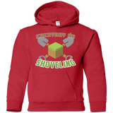 Sweatshirts Red / YS Everyday Shoveling Youth Hoodie