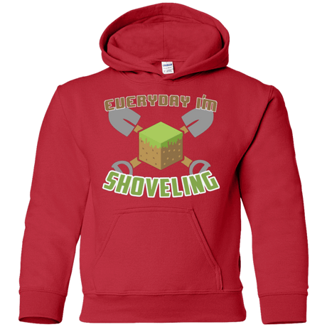 Sweatshirts Red / YS Everyday Shoveling Youth Hoodie