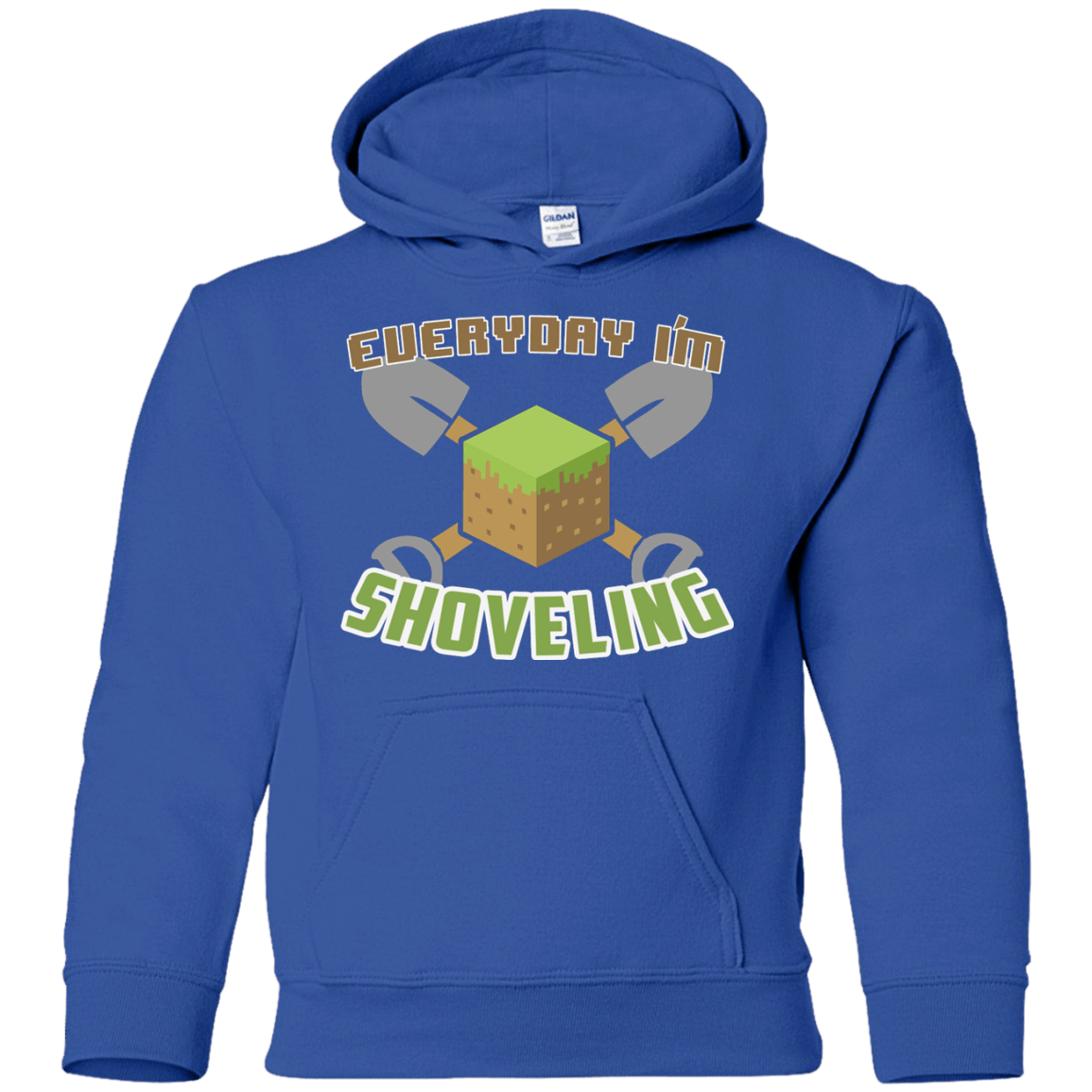 Sweatshirts Royal / YS Everyday Shoveling Youth Hoodie